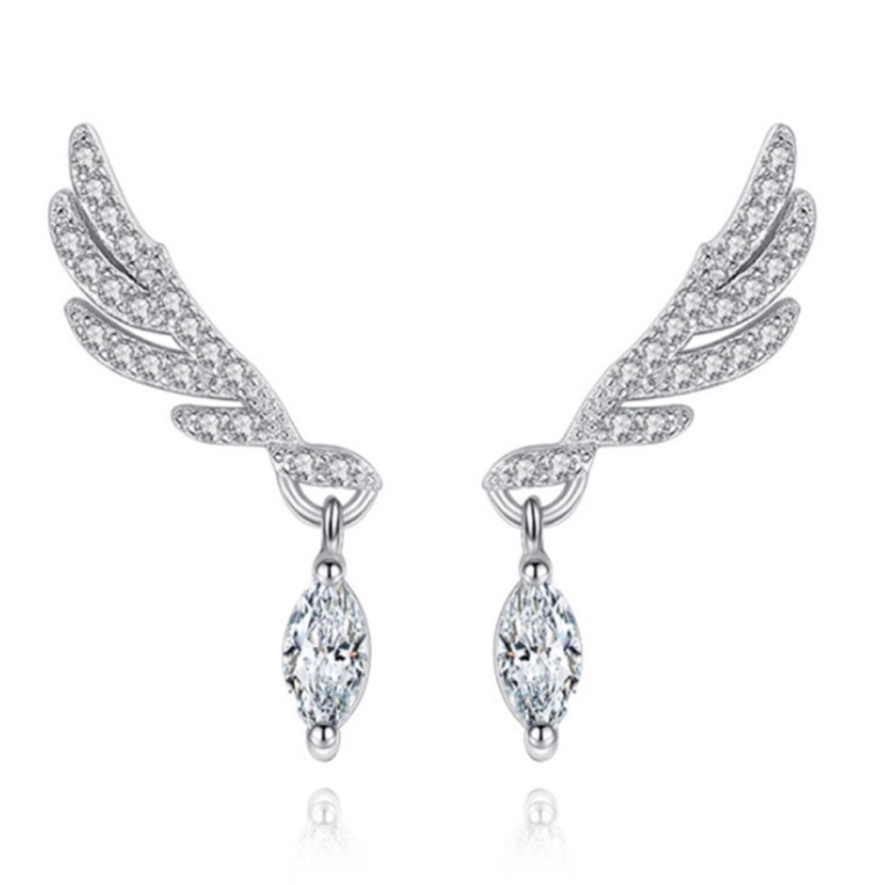✨✨ AAA Silver Angel Wings Earrings ✨✨ - Picture 4 of 6